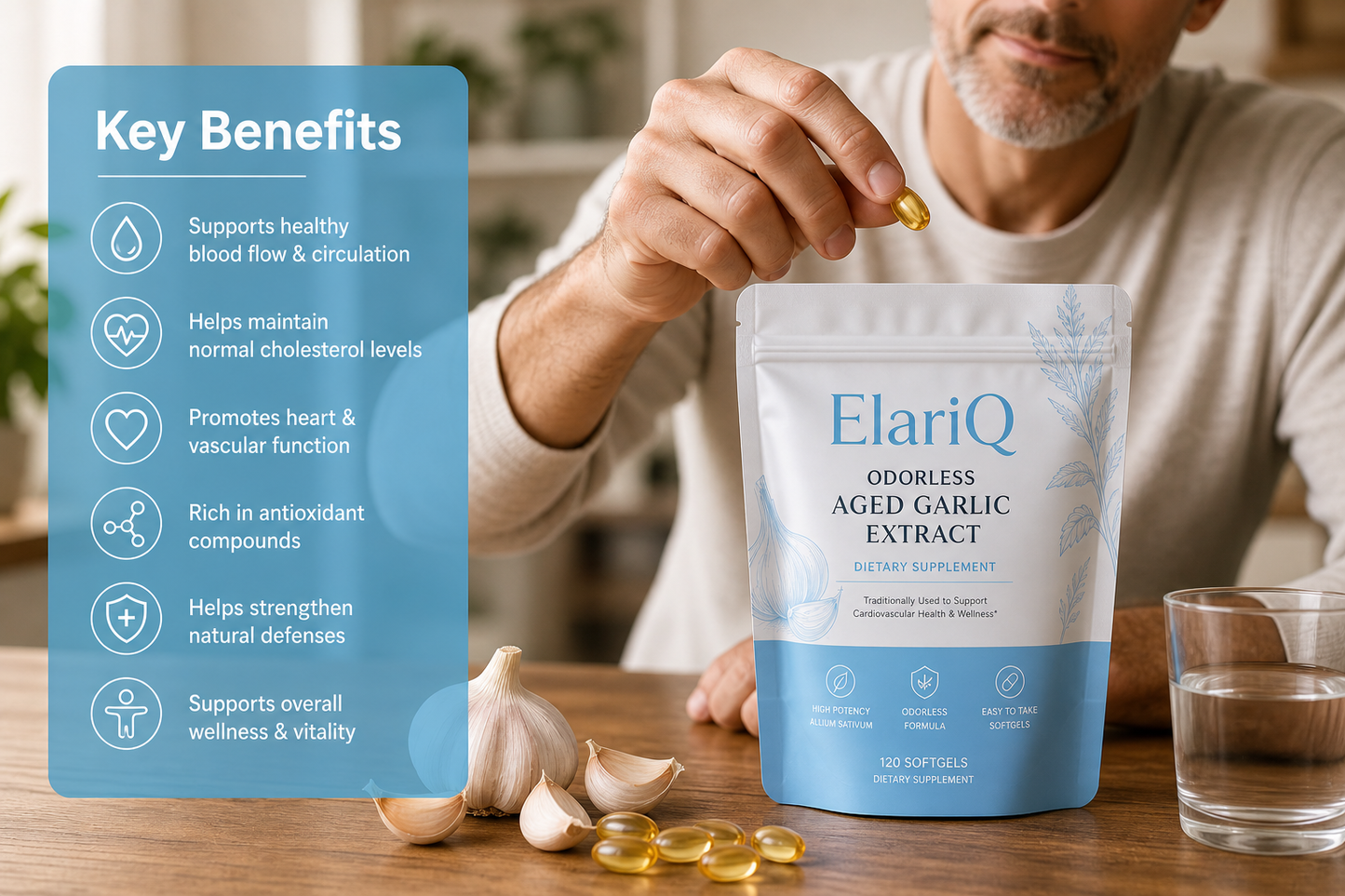 Aged Garlic Extract - 7500mg Odorless Softgels